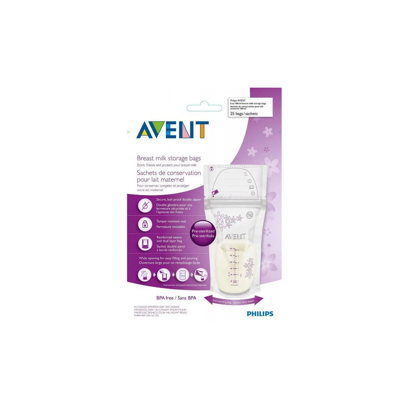 Avent Bolsas Almac Leche Materna 25 Und