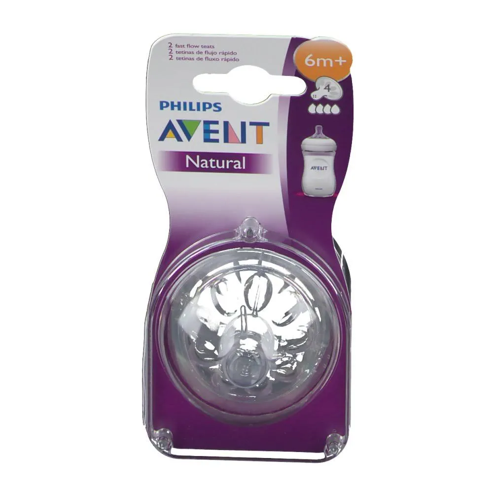 Avent Tetina Natural flujo Rapido