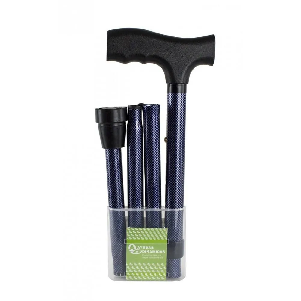 Bastón plegable Fashion Negro