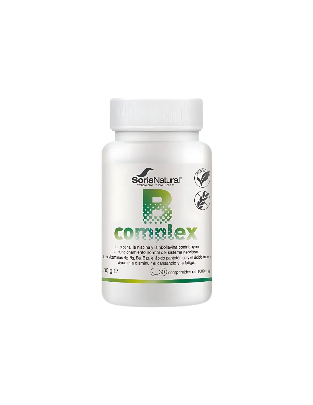 B Complex 100Mg 30 Comp de Soria Natural