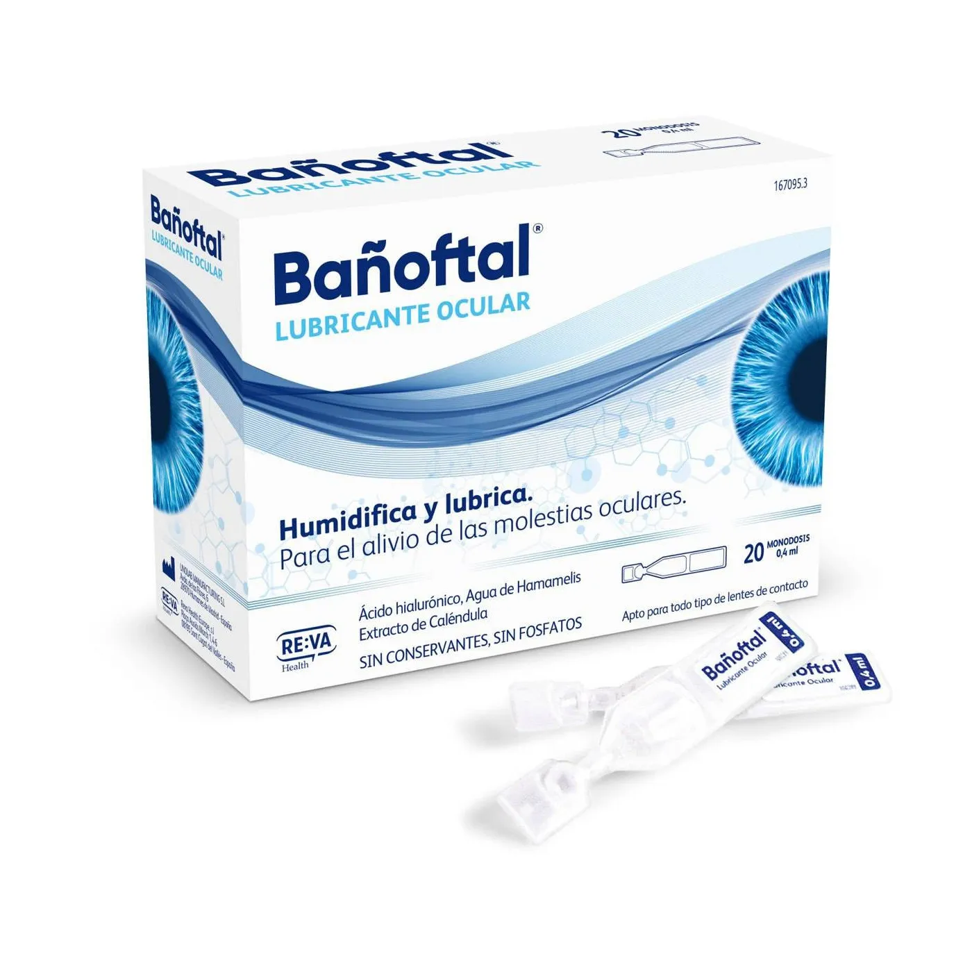 Bañoftal Lubricante Ocular 20 Monodosis