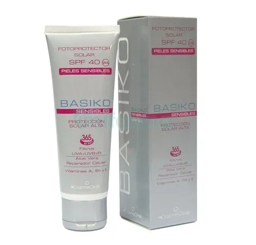 Basiko Spf 40 Pieles Sensibles, 75 ml. - Cosmeclinik