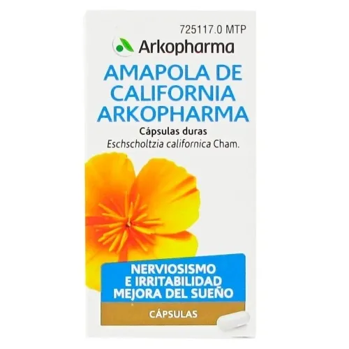 AMAPOLA DE CALIFORNIA ARKOPHARMA CAPSULAS DURAS , 45 cápsulas