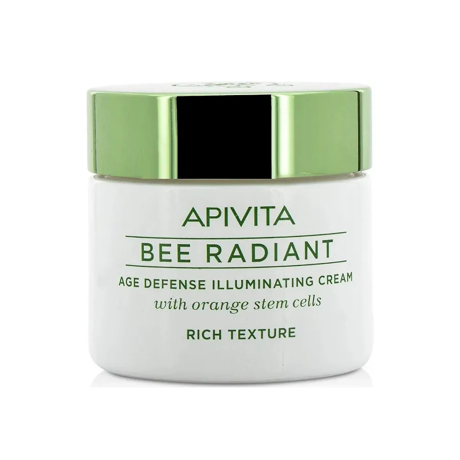 Apivita Bee Radiant Crema Iluminadora Textura Rica 50 ml