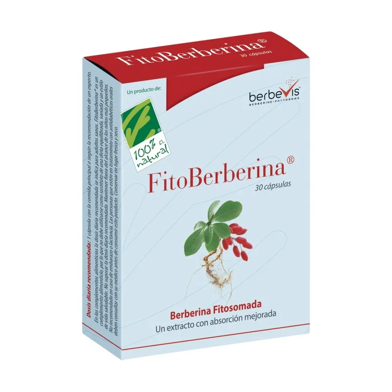 100% NATURAL FITOBERBERINA 30 CAPSULAS