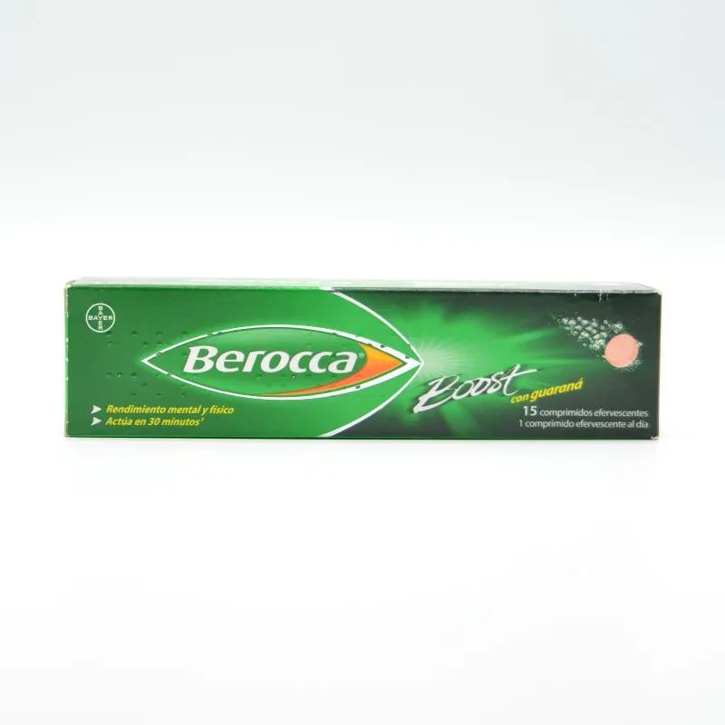 BEROCCA BOOST 15 COMPRIMIDOS EFERVESCENTES