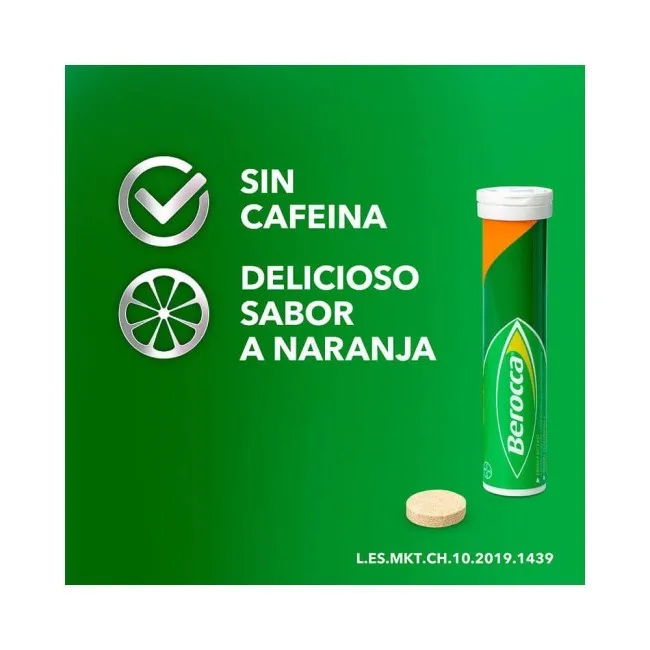Berocca Performance 30 Comprimidos Naranja