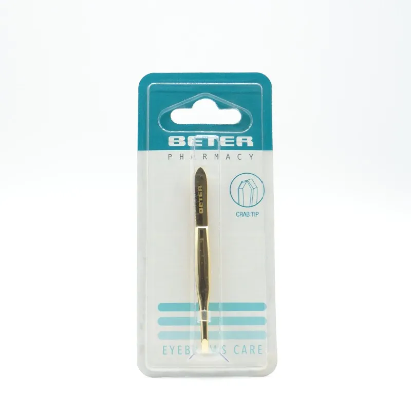 BETER PINZA DEPILAR DORADA P/CANGREJO