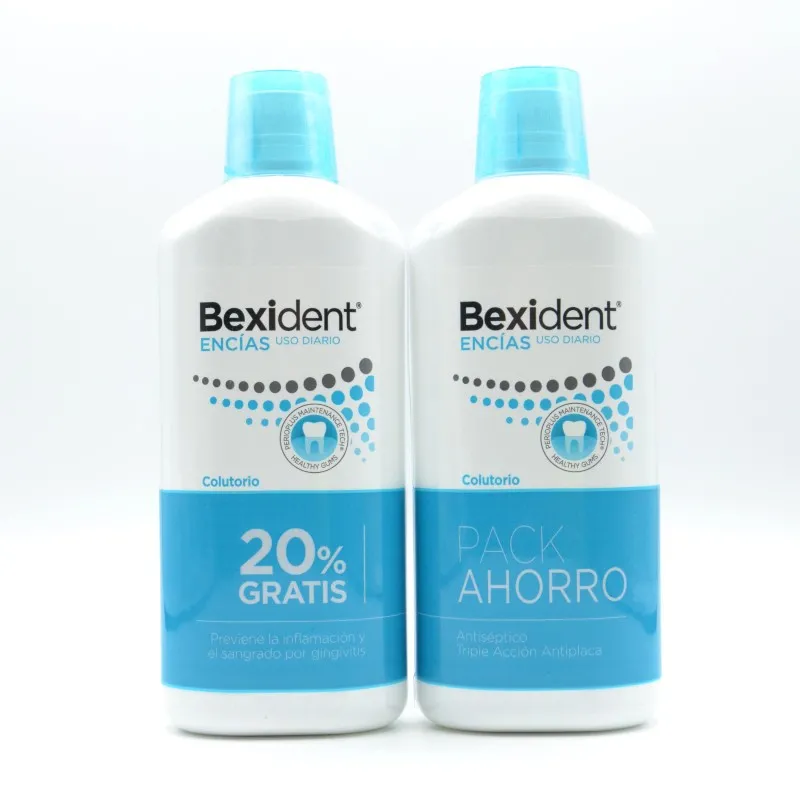 BEXIDENT ENCIAS DIARIO COLUTORIO DUPLO 2X 500 ML