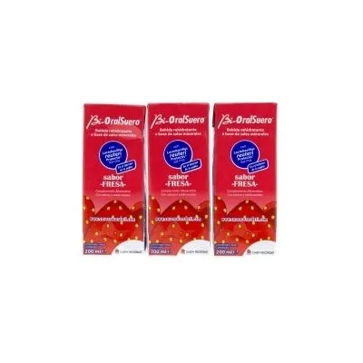 Bi-Oralsuero fresa 3udsx200ml