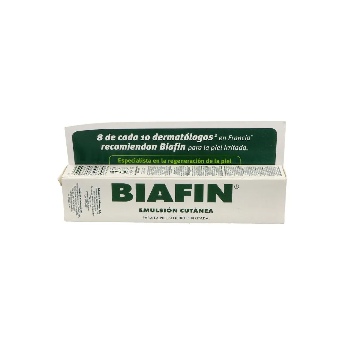 Biafin Emulsión Cutánea, Doble Efecto Hidratante, Para La Piel Sensible E Irritada, 50ml