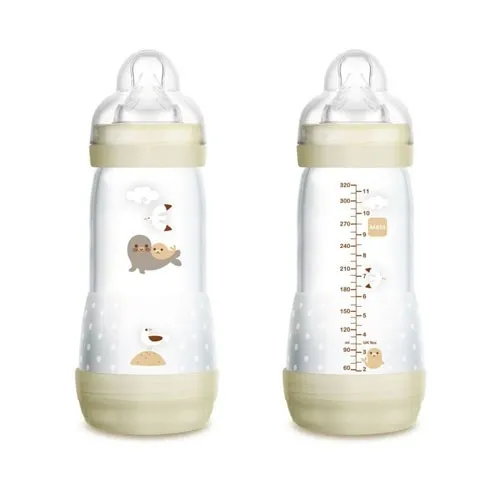 Biberón Easy Start Anti-Colic, Neutro, 1 ud, 320 ml. - MAM