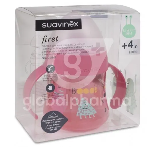 BIBERON 0 BPA SILICONA SUAVINEX ENTRENA ANTIDERR
