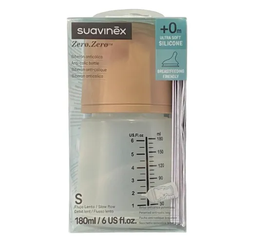 BIBERON ANTICOLICO TETINA LACTANCIA SILICONA MIX