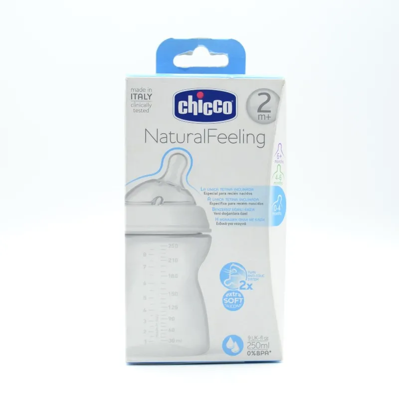 BIBERON CHICCO NF +2M 250 ML