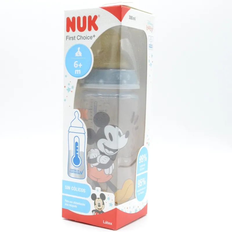 BIBERON NUK LATEX MICKEY +6M L 300ML