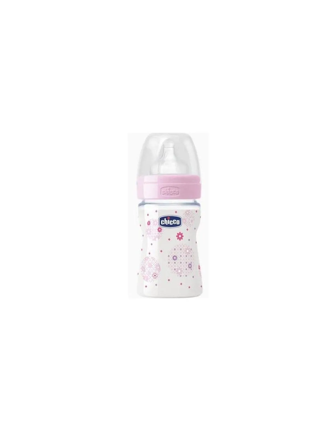 Biberón Pp T Silicona Chicco Fisiológico Flujo N 0m+ 150 ml Rosa
