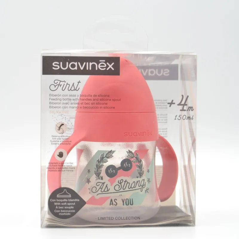 BIBERON SUAVINEX ENTRENA ASAS +4M 150ML AS YOU E