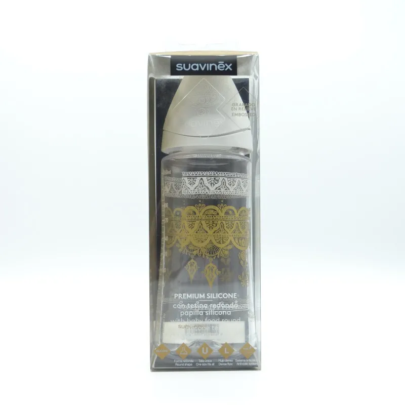 BIBERON SUAVINEX SELECTION SILICONA F. DENSO +6M 360 ML