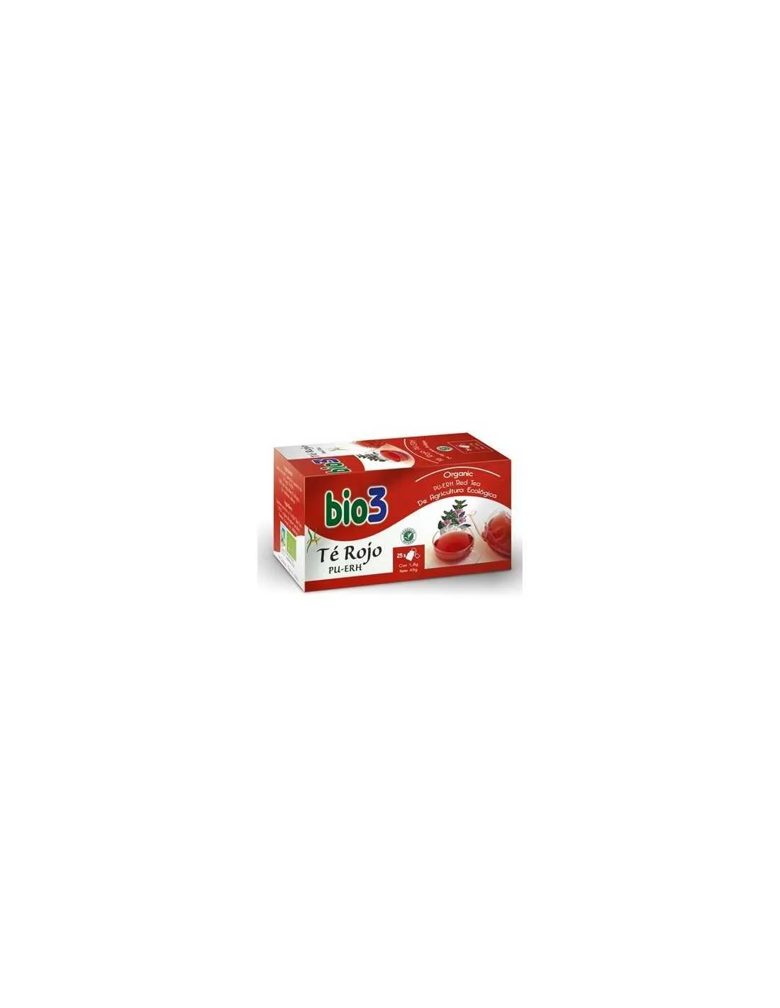 Bio3 Te Rojo 1.5 g 25 Filtros