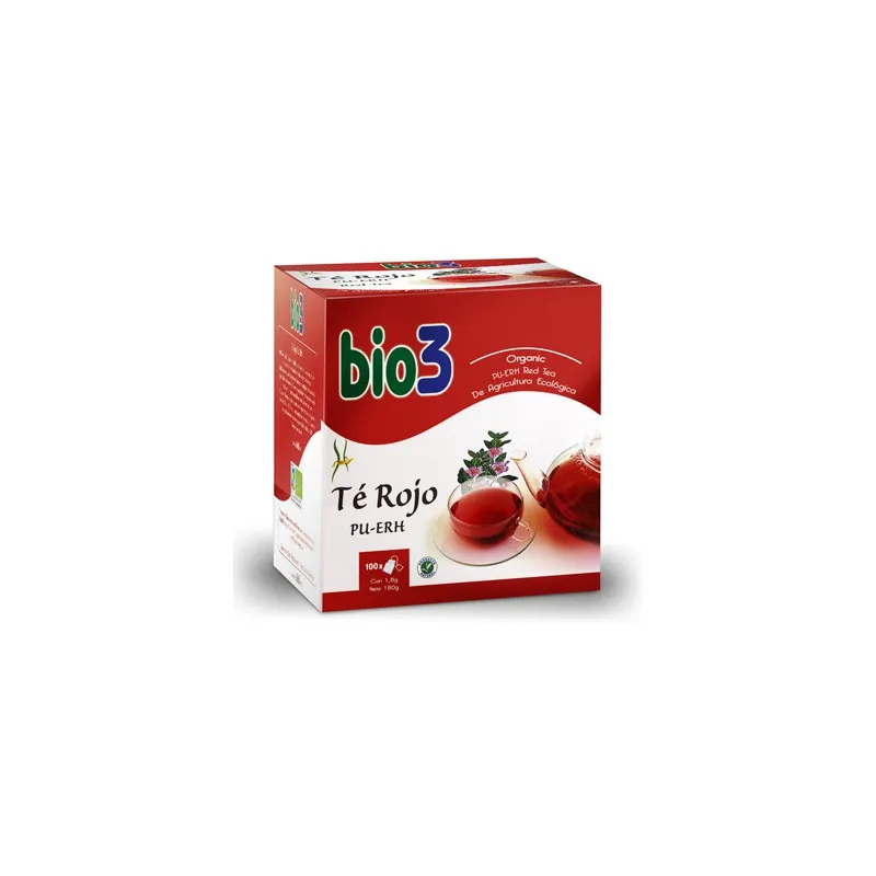 Bio3 Té rojo Pu-erh 100 bolsitas