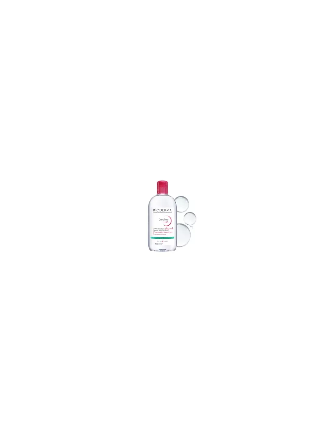 Bioderma Crealine H2O Agua Micelar 500 Ml Pieles Sensibles Cara Y Ojos