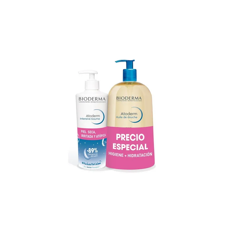 Bioderma Atoderm Intensive Baume 500 ml + Atoderm Aceite Ducha 1 Litro