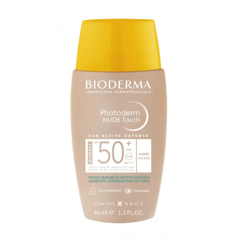 Bioderma Photoderm Nude Touch SPF50+ Teinte Dorée 40ml