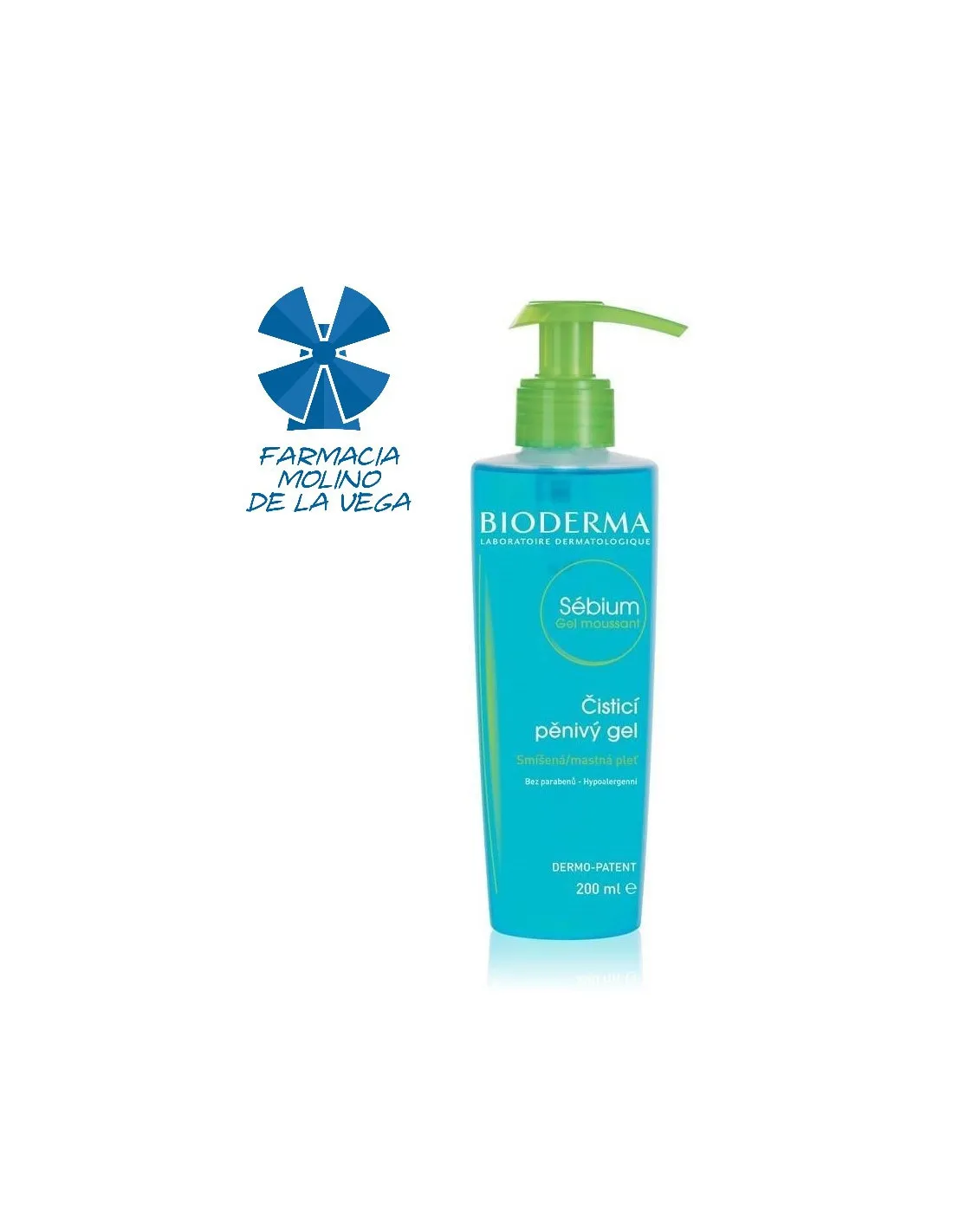 BIODERMA SEBIUM GEL MOUSSANT DISPENSADOR 200 ML