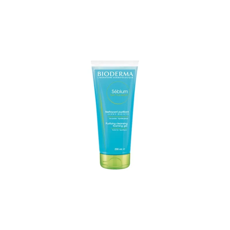 Bioderma Sébium Gel Moussant Limpieza específica sin detergente Tubo 200ml