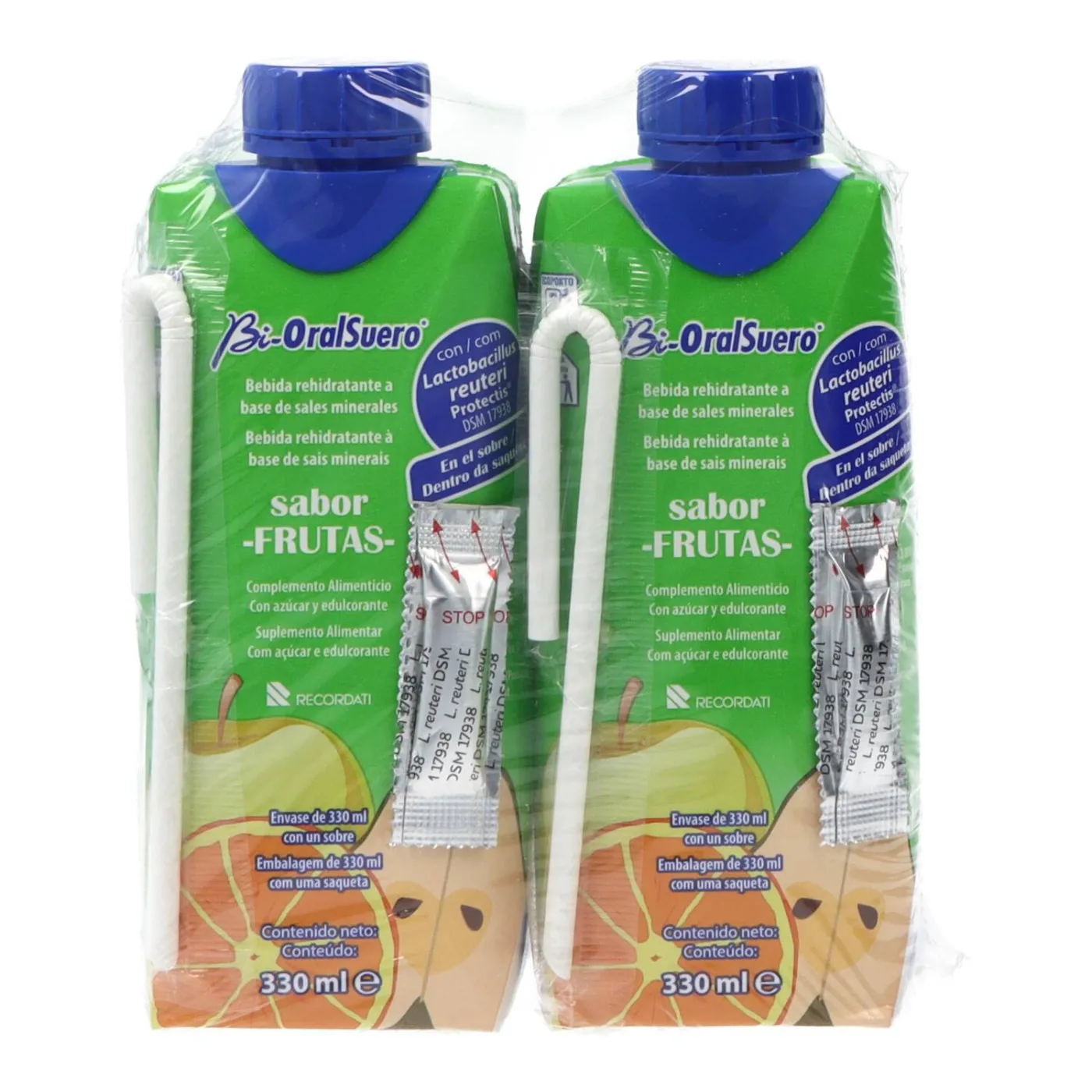 Bioralsuero Frutas 2 X 330 ml
