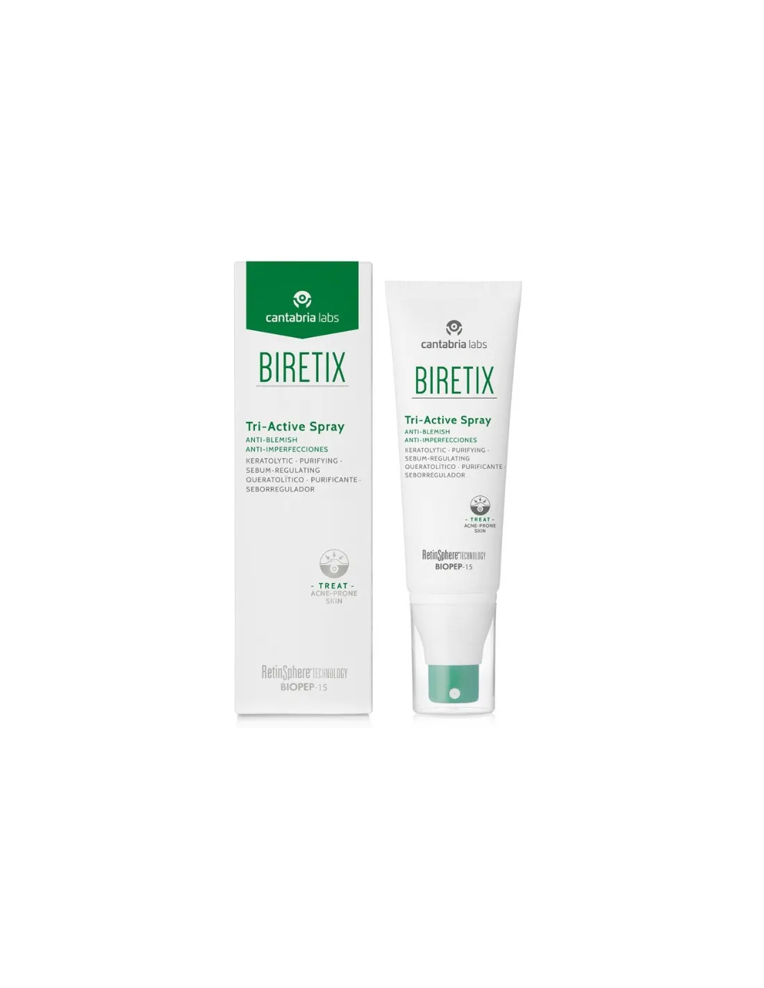 BIRETIX TRI-ACTIVE SPRAY ANTI-IMPERFECCIONES 100 ML