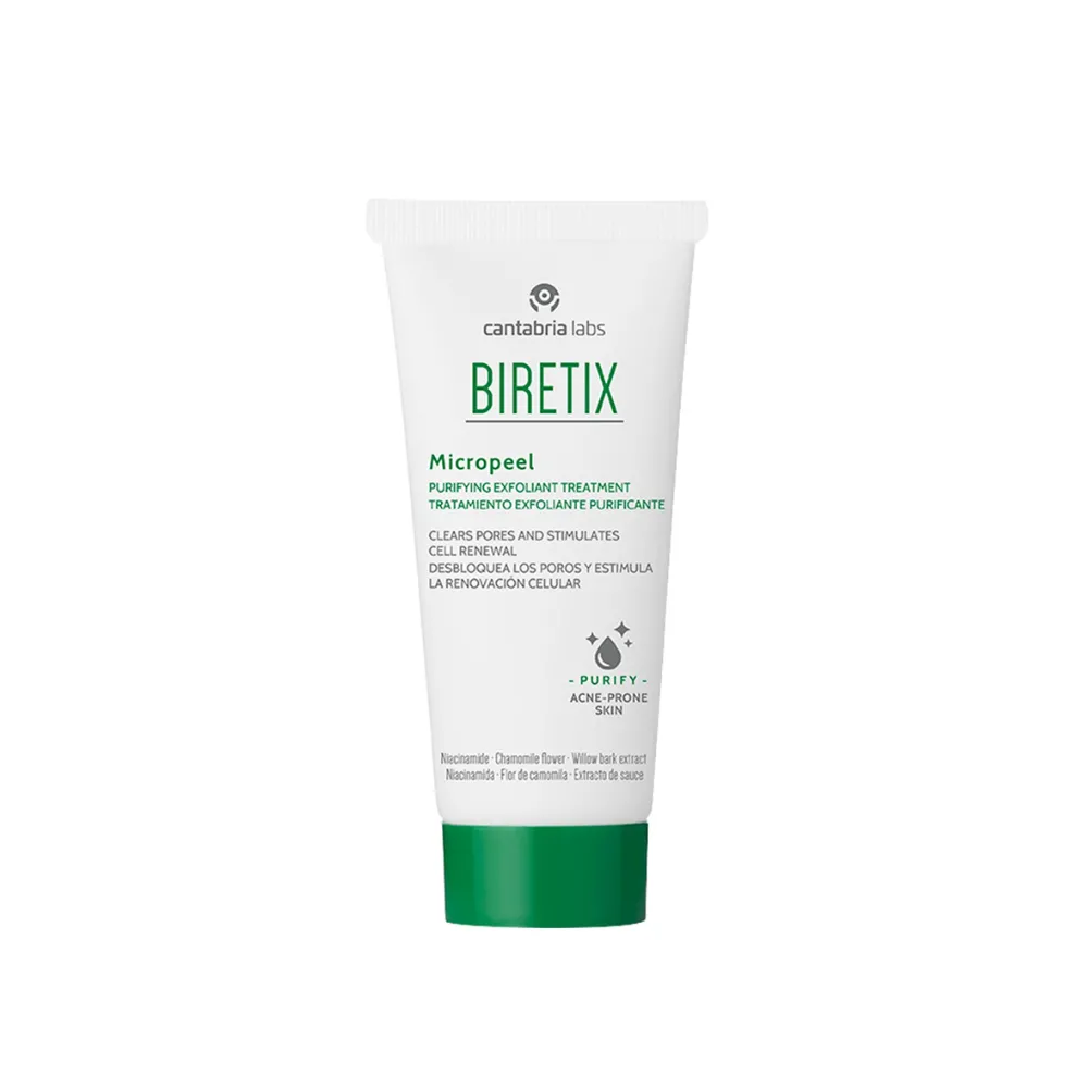 Biretix Micropeel Tratamiento Exfoliante Purificante, 50 ml. - Cantabria Labs