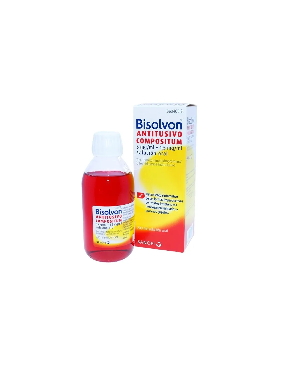 BISOLVON ANTITUSIVO COMPOSITUM 200 ML SOLUCIÓN ORAL