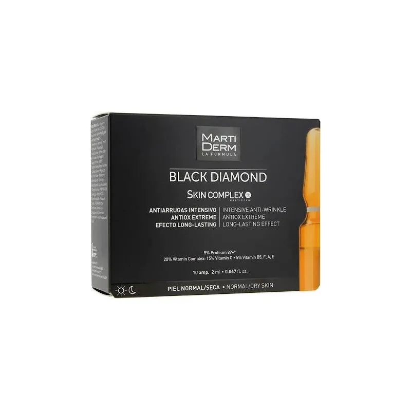 Black Diamond Skin Complex Martiderm 10 Ampollas