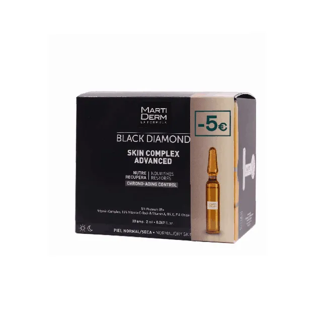 Martiderm Black Diamond Skin Complex 30 Ampollas