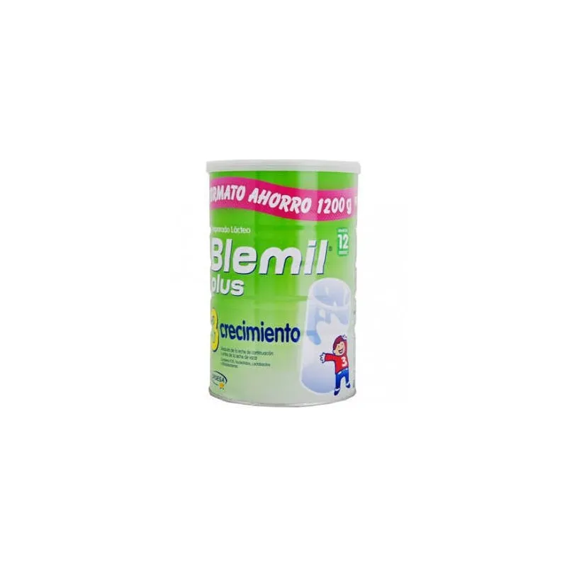 Blemil plus 3 crecimiento formato ahorro 1200 gr