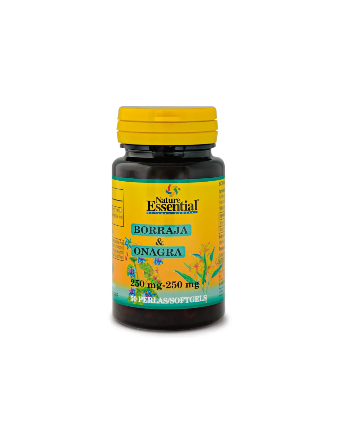 Borraja + Onagra 500Mg. 50Perlas de Nature Essential