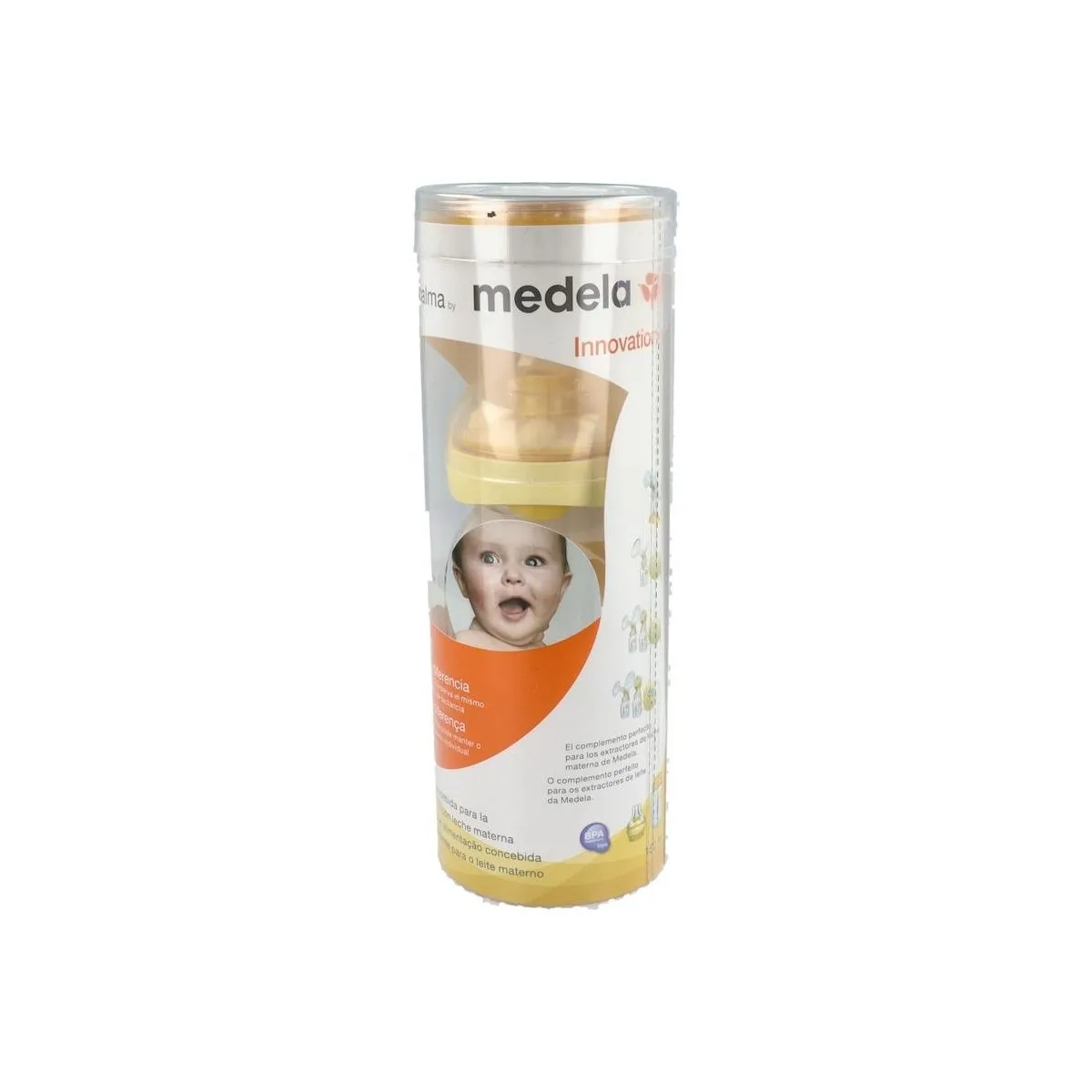 Bot-Biberon Medela Plas C/Tetina Calma 150 Ml