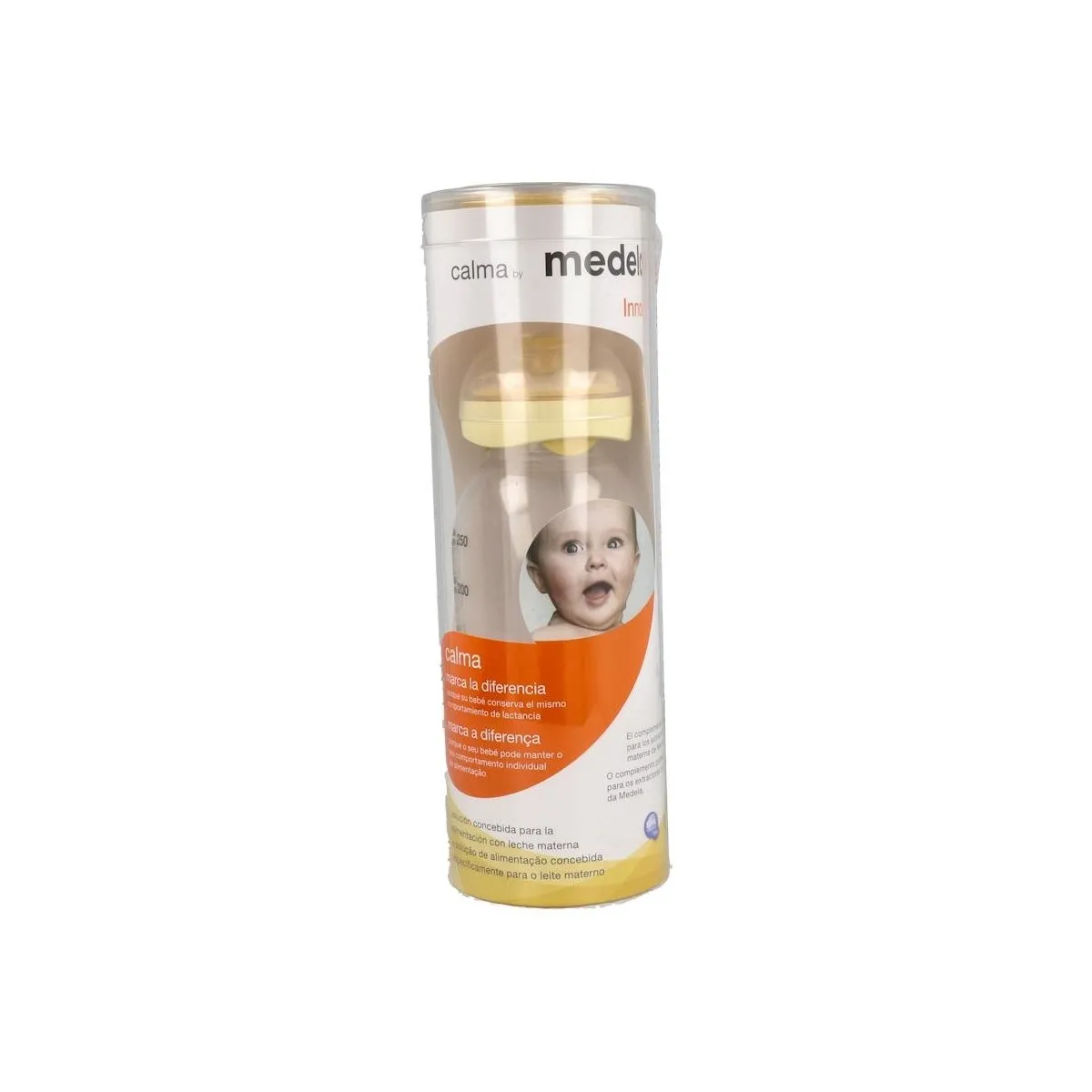 Bot-Biberon Medela Plas C/Tetina Calma 250 Ml