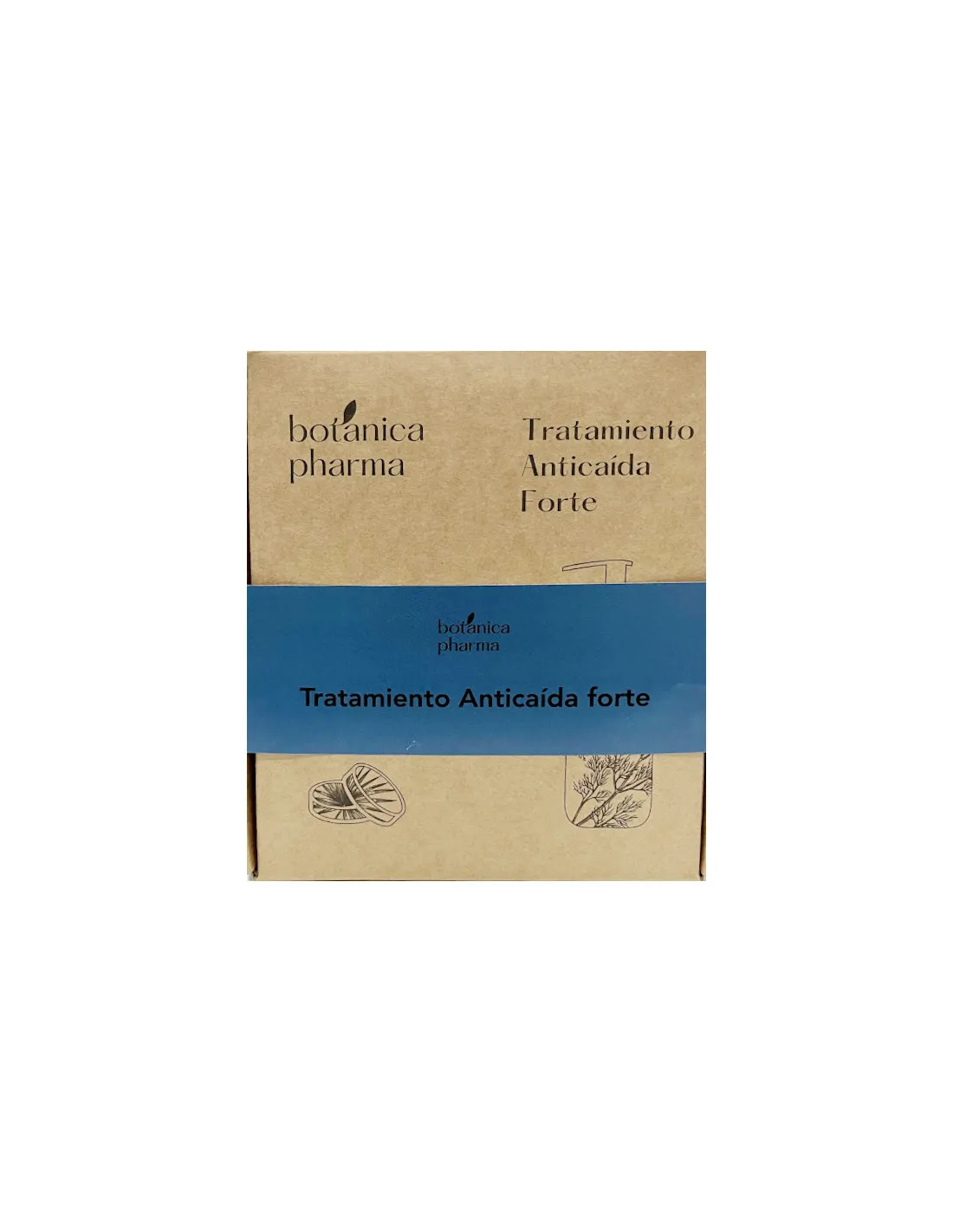 BOTANICA PHARMA TRATAMIENTO ANTICAIDA FORTE CHAMPÚ 250 ML+ 60 COMPRIMIDOS