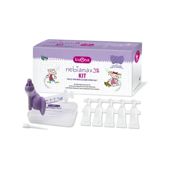 Buona Nebianax 3% Kit 20 viales 5ml + Spray Nebulizador