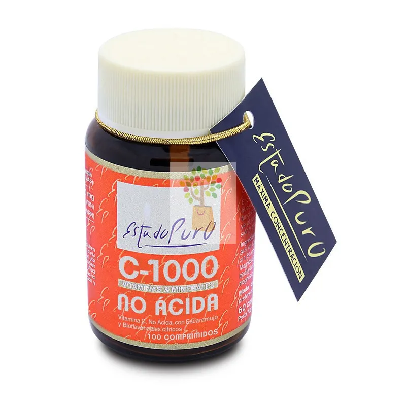 C-1000 NO ACIDA 100 COMPRIMIDOS ESTADO PURO