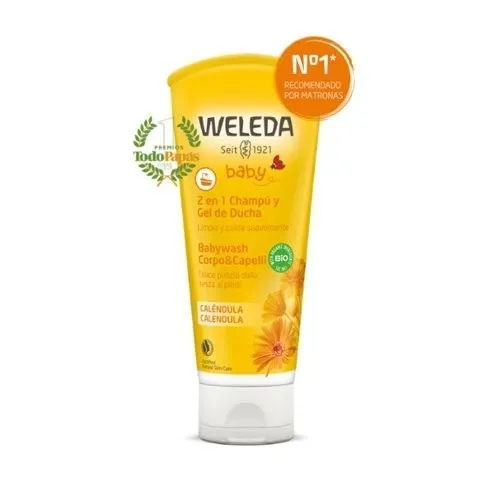 Caléndula Champú y Gel de Ducha, 200 ml. - Weleda