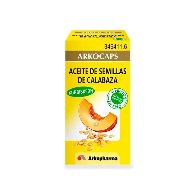 Calabaza Semillas Aceite Arkocaps 50 Caps