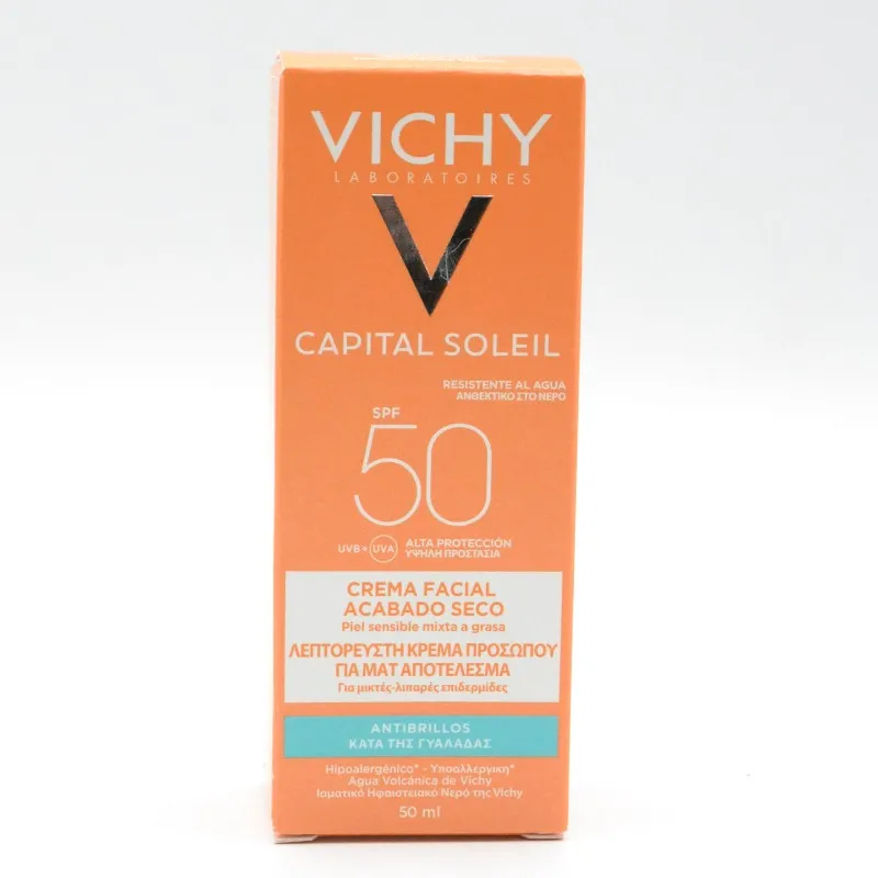 CAPITAL SOLEIL EMULSION ANTI BRILLO SPF +50 50 ML