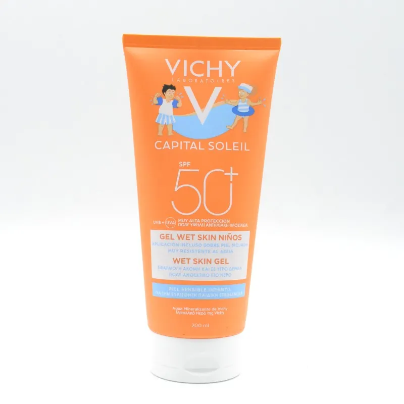 CAPITAL SOLEIL GEL WET SKIN NIÑOS SPF +50 200 ML