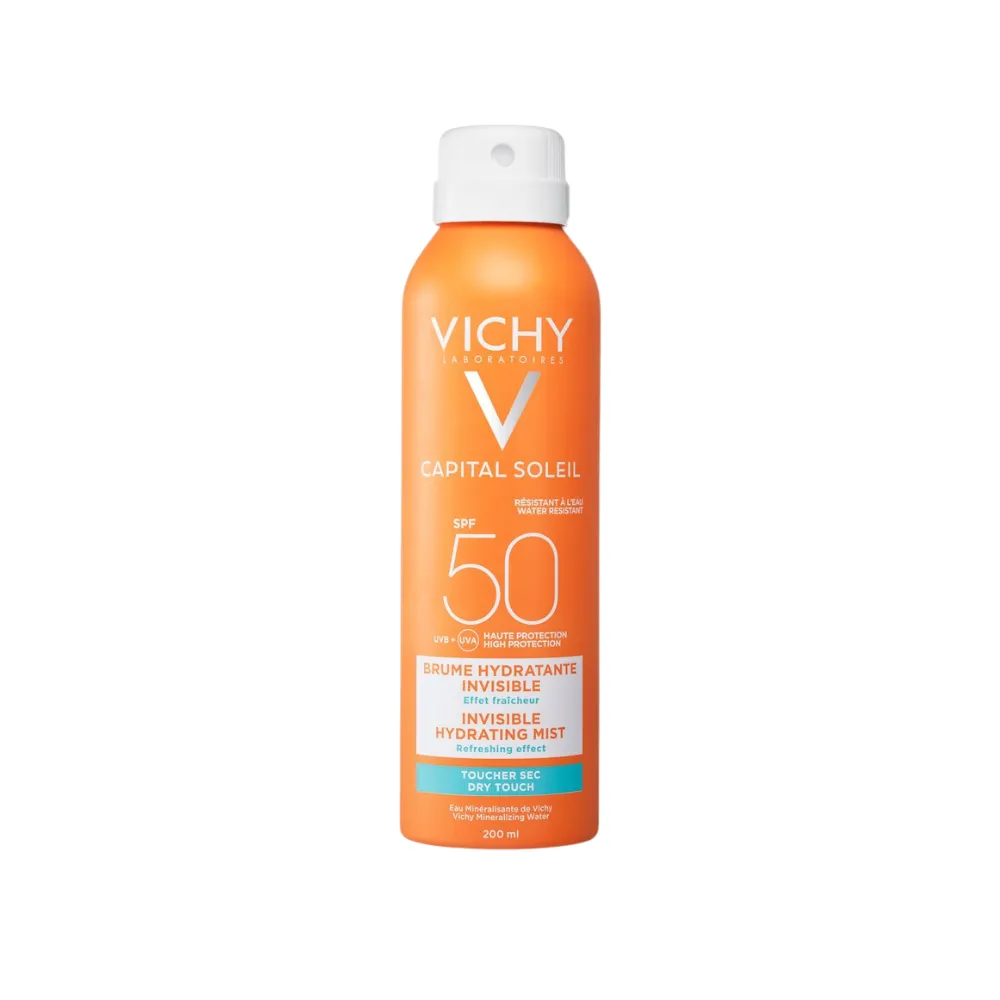 Capital Soleil Bruma Protectora Toque Seco SPF50, 200 ml. - Vichy