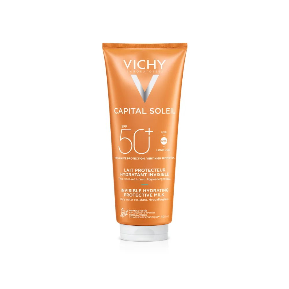 Capital Soleil Leche Familiar Hidratante SPF50+, 300 ml. - Vichy