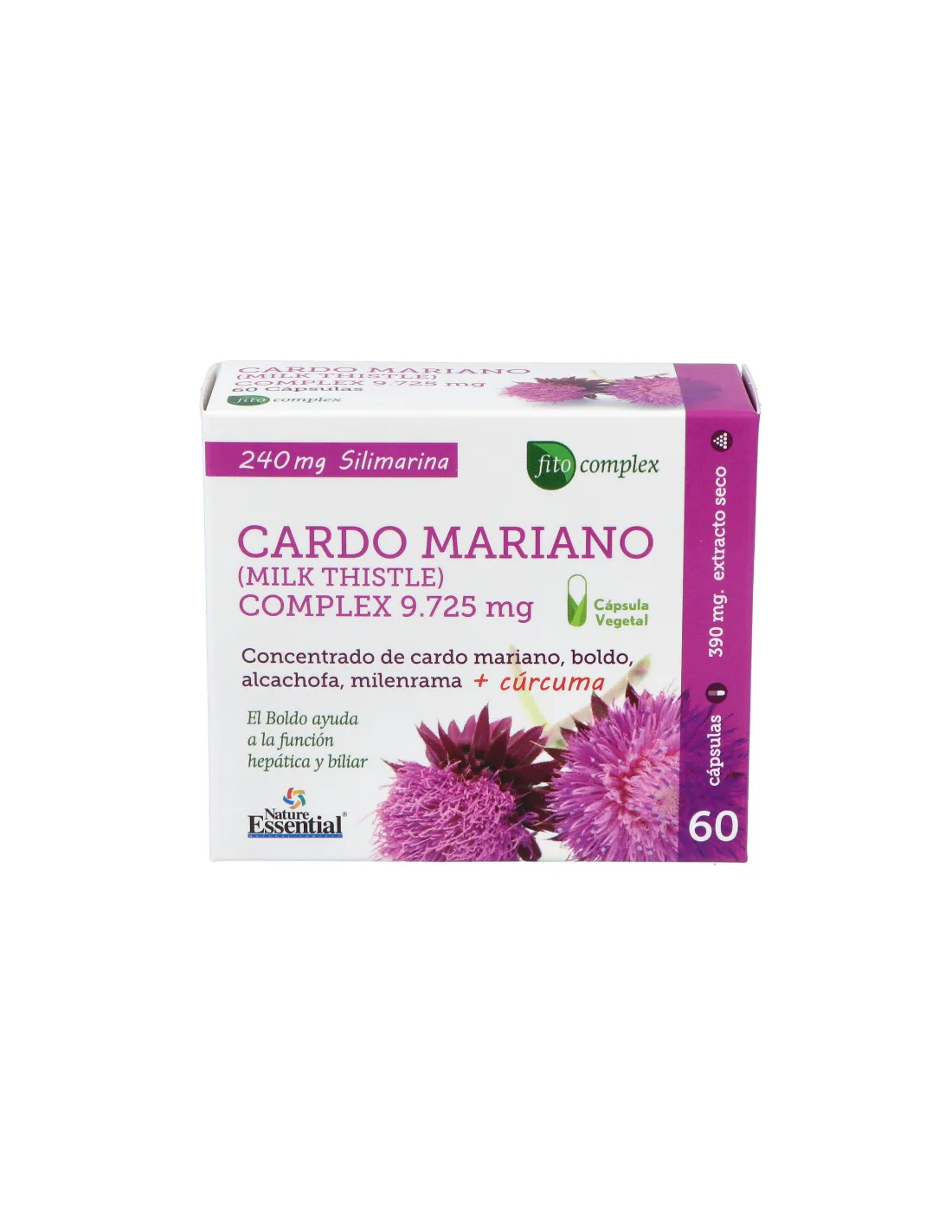 Cardo Mariano Complex 9725Mg. 60Cap. de Nature Essential